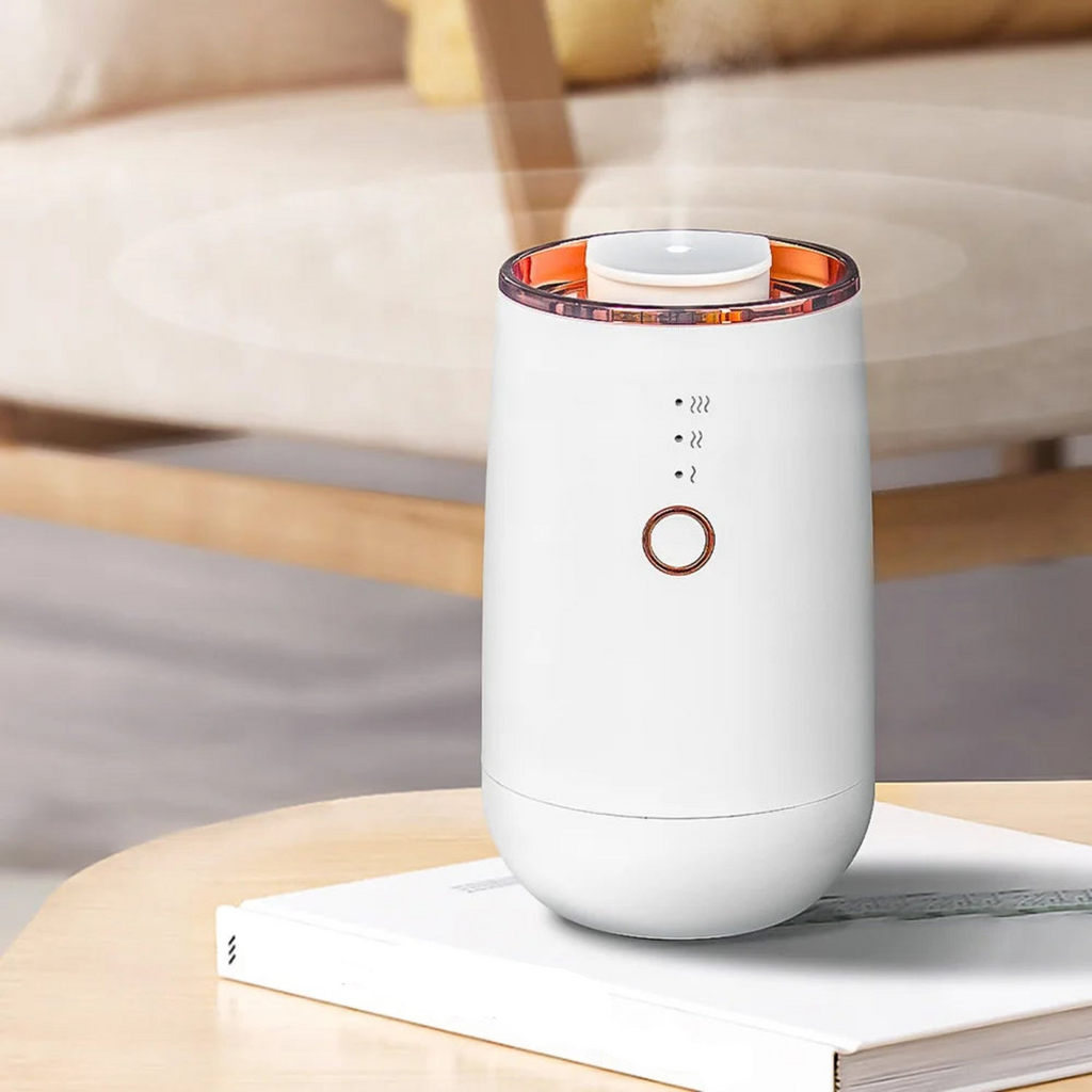 Mini Car Waterless Essential Oils Diffuser – Portable Aromatherapy Air Freshener | ناشر زيوت أساسية للسيارة بدون ماء، جهاز صغير متنقل للعلاج بالعطور
